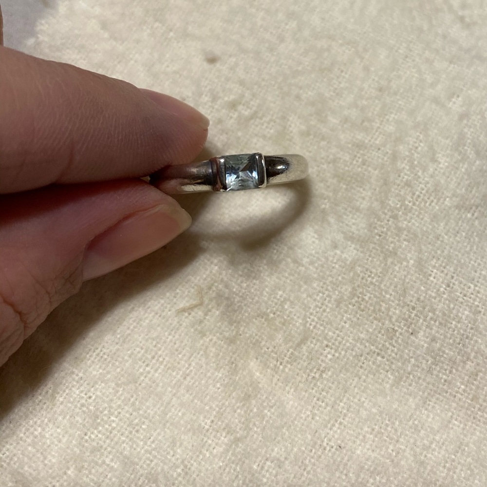Tiffany and Co Aqua Stack ring